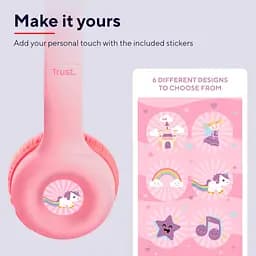 Навушники Trust Nouna Kids Wireless Pink (25274) - мініатюра 7