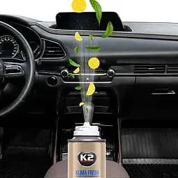 Очисник кондиціонера антибактеріальний K2 Klima Fresh Lemon 150 мл аерозоль (K222) - мініатюра 7