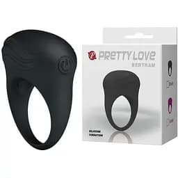 Эрекционное кольцо Pretty Love Bertram 5 см черный