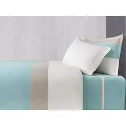 Комплект постільної білизни Buldans Verona King Size Кремово-блакитний 000165496