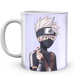 Кружка GeekLand Наруто Naruto Какаши Сердце пальцами NA.02.308 330 мл белая