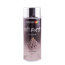 Эмаль аэрозольная Motip Deco Effect со специальным эффектом, хром, 400 мл (302601)