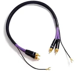 Аналоговий фоно-кабель для програвачів вінілу 2xRCA-2xRCA Melodika MDPH-10 PHONO Cable 1m