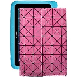Чехол StatusCASE из экокожи для планшета Prestigio SmartKids 3197 Розовый ромб
