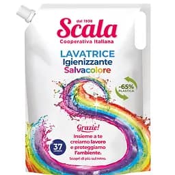 Гель для стирки цветных вещей с фиксацией цвета Scala Lavatrice Salvacolore дойпак 1.5 л