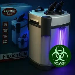 Зовнішній фільтр Kruger Meier Fluxion Elite 1000 UVC PRO для акваріумів 80-180 літрів - мініатюра 2