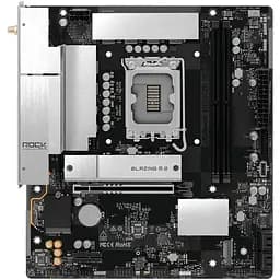 Материнська плата AsRock B860M ROCK WIFI (1851/B860, 2xDDR5, 2xPCIex16, HDMI/DP, 4xSATA, 2xM.2, 2.5Glan, 7.1ch, mATX) (B860M ROCK WIFI)