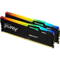 Модуль пам'яті DDR5 Kingston FURY Beast 2x32GB 5600MHz RGB (KF556C40BBAK2-64) [123805]