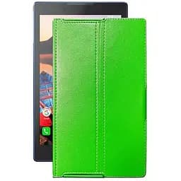 Чехол StatusCASE из экокожи для планшета Lenovo Tab 3 TB3-850f Зеленый