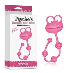 Анальний ланцюжок Psyche's Premium Anal Beads рожевий