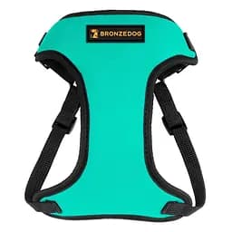 Шлея для собак дрібних порід Bronzedog Sport S 16х14х2 см бірюзова - мініатюра 2