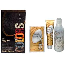 Фарба для волосся Maxima Professional Hair Сoloring з кератином колір 1 чорна