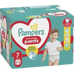 Набір підгузки-трусики Pampers Active Baby Pants Розмір 7 (15+ кг) 74 шт. 