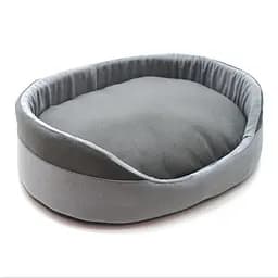 Лежак для котів та собак Zoo-hunt Елегант сірий №4 460х620х140 мм