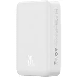 Портативний ЗП Power Bank Baseus EnerFill FM41 Mini Magnetic PD20W з БЗП 10000mAh (E0027T) Moon White