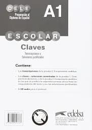 DELE Escolar A1 Claves + CD Audio - мініатюра 2
