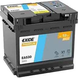 Автомобільний акумулятор Exide Premium Carbon Boost 2.0 6СТ-53Ah АзЕ 540A EN EA530 (3661024034203)