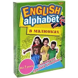 Комплект карток Майстер English Alphabet в малюнках MKA0001