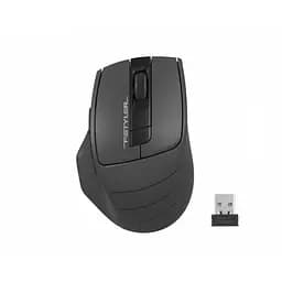 Миша бездротова A4Tech Fstyler FG30S (Grey), безшумна, USB, колір чорний+сірий