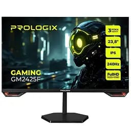 Монітор ProLogix 23.8" Gaming GM2425F Black FHD IPS 240Hz (GM2425F) U1