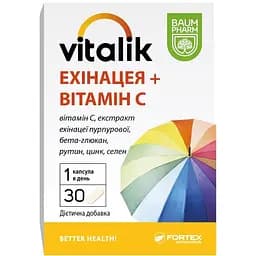 Эхинацея+Витамин С Baum Pharm Vitalik 30 таблеток