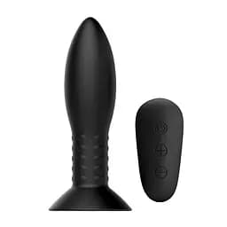 Анальная пробка с вибрацией и ротацией MR Play Super Rower Rotation Beads, черная MR PLAY BI-040079W-MR 103457