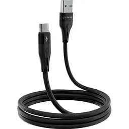 Кабель Proove Soft Silicone USB-A to USB-C 2.4A 1m Black (CCSO20001201) [130627]