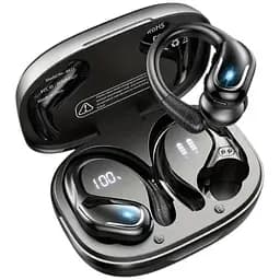 Бездротові навушники Rolosar Q76 зі спортивним кріпленням та індикатором заряду (4048)