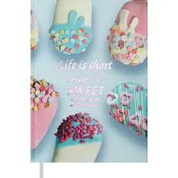 Ежедневник датированный Buromax Fancy 2024 A5 голубой (BM.2186-14)