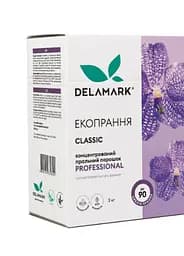 Концентрований безфосфатний пральний порошок Delamark Professional 3 кг (4820152330345)