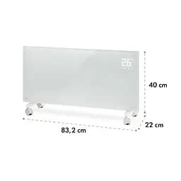 Конвекторний обігрівач Klarstein Bornholm Smart WiFi 2000 Вт білий (10034390) - мініатюра 4