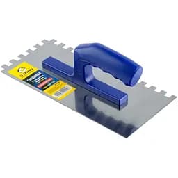 Гладилка зубчаста Сталь 130x280 мм зуб 10х10 мм (101131)