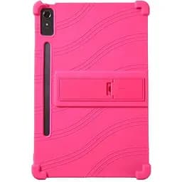 Чехол для планшета Lenovo Tab P12 12.7' TB-370 FU TB-371 FC TB-372 FC противоударный силиконовый Розовый