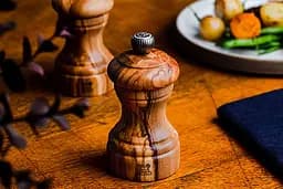 Млинок для солі Peugeot Bistro, 10 см, бежевий (38229) - мініатюра 3