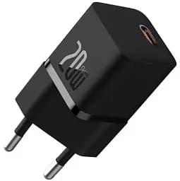 Мережевий зарядний пристрій Baseus GaN5 Fast Charger (Xiaomini) Type-C 20W + Cable Type-C to Type-C P10110900113-00 Black - мініатюра 6