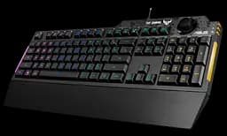Клавіатура Asus TUF Gaming K1 USB UKR RGB Black (90MP01X0-BKMA00) - мініатюра 2