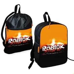 Шкільний рюкзак дитячий Роблокс / Roblox + Сумка для взуття спортивної форми рюкзак-мішок хлопчикові (01819)