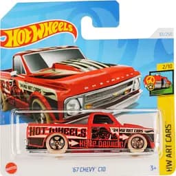 Набір: Базова машинка Hot Wheels HW Art Cars 67 Chevy C10 червона (5785) + Базова машинка Hot Wheels HW Dirt Dune Daddy зелена (5785) - мініатюра 2