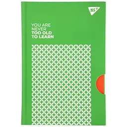 Блокнот Yes Success is built green А5, 96 аркушів, в клітинку (152053)