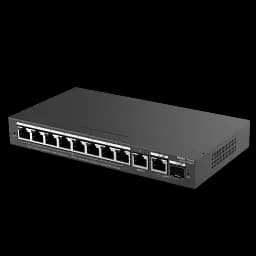 Комутатор Ruijie 10 портів керований PoE (RG-ES210GS-P) - мініатюра 2