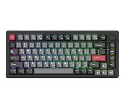 Клавіатура ігрова механічна GamePro MK-266-BK Asgard Yord Keychron Super Red Switch Bluetooth 5.2/2.4 ГГц/USB Black