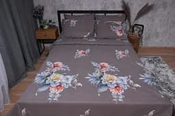 Підковдра Moon&Star Бязь Gold Люкс Flowers Wod King Size 220x240 см - мініатюра 2