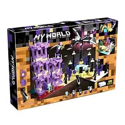 Конструктор My World Крепость дракона с LED-подсветкой на 2176 деталей (6654)