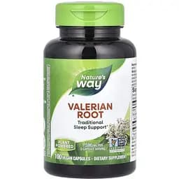 Валериана Nature's Way Valerian Root, 100 таблеток для хорошего сна