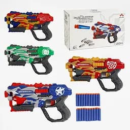 Пистолет SB 523, 20 мягких патронов на присосках, в коробке (6977836410843) Микс