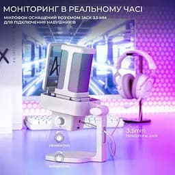 Мікрофон Fifine Q8 PRO White (Q8PROW) - мініатюра 10