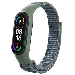 Ремінець нейлоновий ArmorStandart для Xiaomi Mi Band 7/6/5/4 Military Green (ARM67845)