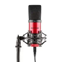 Конденсаторний USB-мікрофон Auna MIC-900WH-LED, 16 біт/48 кГц, 32 дБ (10030363)
