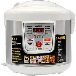 Мультиварка-скороварка Rotex RMC508-W [89493]