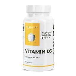 Вітамін D3 Progress Nutrition Vitamin D3 2000 IU, 90 капсул